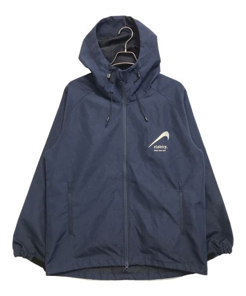 etavirp.（エタヴァープ）etavirp. (エタヴァープ) Reverse Etavirp Shell Jacket. ネイビー サイズ:XLの古着・服飾アイテム