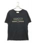 GUCCI（グッチ）の古着「ウォッシュドオーバーサイズ Tシャツ」｜ブラック