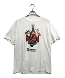 アニメーションTシャツ（アニメーションTシャツ）の古着「00s MARVEL(マーベル) SPIDERMAN(スパイダーマン) Tシャツ」｜ホワイト