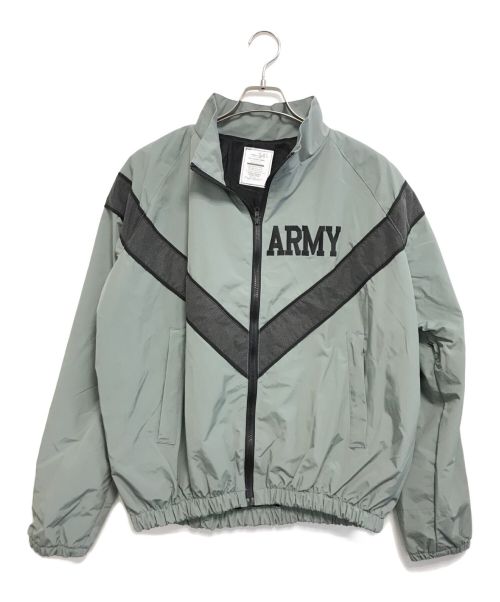 VINTAGE MILITARY（ヴィンテージ ミリタリー）VINTAGE MILITARY (ヴィンテージ ミリタリー) US ARMY トレーニングジャケット グレー サイズ:X-SMALL/LONGの古着・服飾アイテム