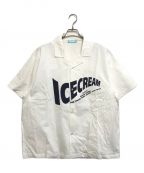 ICE CREAMアイスクリーム）の古着「24SSOPEN COLLAR SHIRT」｜ホワイト