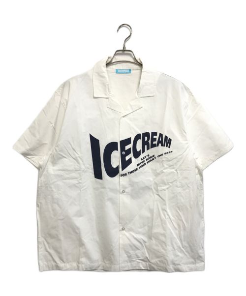 ICE CREAM（アイスクリーム）Ice Cream (アイスクリーム) 24SSOPEN COLLAR SHIRT ホワイト サイズ:XLの古着・服飾アイテム