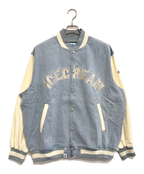 ICE CREAM（アイスクリーム）Ice Cream (アイスクリーム) WASHED DENIM BLOUSON スカイブルー サイズ:XLの古着・服飾アイテム