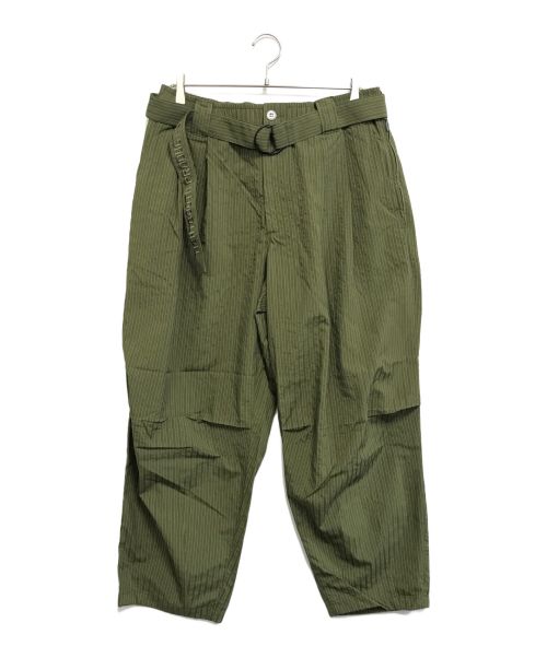 TIGHTBOOTH PRODUCTION（タイトブースプロダクション）TIGHTBOOTH PRODUCTION (タイトブースプロダクション) SEERSUCKER BALLOON PANTS オリーブ サイズ:L 未使用品の古着・服飾アイテム