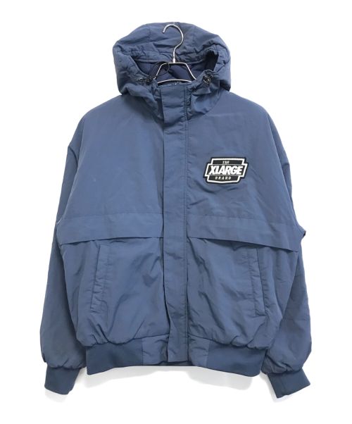 X-LARGE（エクストララージ）X-LARGE (エクストララージ) NYLON PUFFER JACKET グレー サイズ:Ｓの古着・服飾アイテム