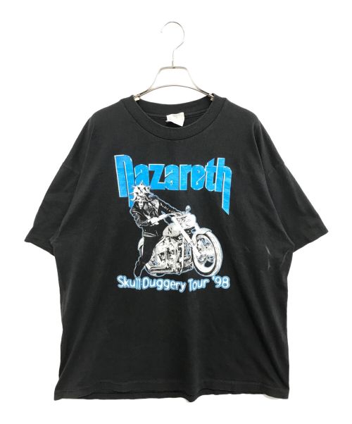 バンドTシャツ（バンドTシャツ）バンドTシャツ (バンドTシャツ) 90s Nazareth(ナザレス) バンドTシャツ ブラック サイズ:XLの古着・服飾アイテム