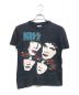 バンドTシャツ（バンドTシャツ）の古着「KISS(キッス) 80s バンドTシャツ」｜ブラック