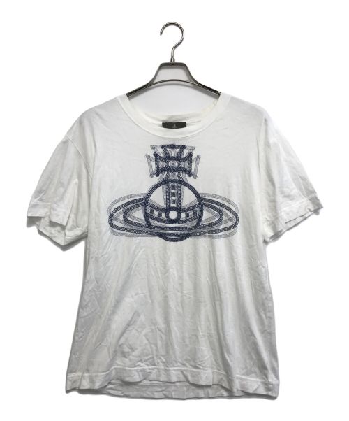 Vivienne Westwood man（ヴィヴィアン ウェストウッド マン）Vivienne Westwood man (ヴィヴィアン ウェストウッド マン) オーブTシャツ ホワイト サイズ:44の古着・服飾アイテム