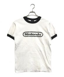 Nintendo（ニンテンドウ）の古着「00s フロッキーリンガーTシャツ」｜ホワイト