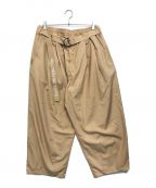 TIGHTBOOTH PRODUCTIONタイトブースプロダクション）の古着「BAGGY SLACKS」｜ベージュ