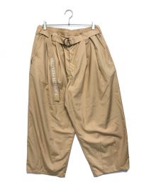 TIGHTBOOTH PRODUCTION（タイトブースプロダクション）の古着「BAGGY SLACKS」｜ベージュ