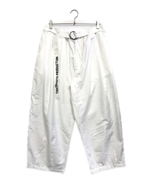 TIGHTBOOTH PRODUCTION（タイトブースプロダクション）TIGHTBOOTH PRODUCTION (タイトブースプロダクション) BAGGY SLACKS ホワイト サイズ:XL 未使用品の古着・服飾アイテム