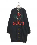 GUCCIグッチ）の古着「テニス リバーシブルカーディガン」｜ブラック