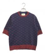 GUCCIグッチ）の古着「GG Cotton LAM Top」｜ネイビー