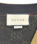 中古・古着 GUCCI (グッチ) GGコットンラメ ファブリック ニットカーディガン ネイビー サイズ:XS：75000円