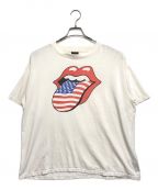 バンドTシャツバンドTシャツ）の古着「ROLLING STONES(ローリングストーンズ) バンドTシャツ」｜ホワイト