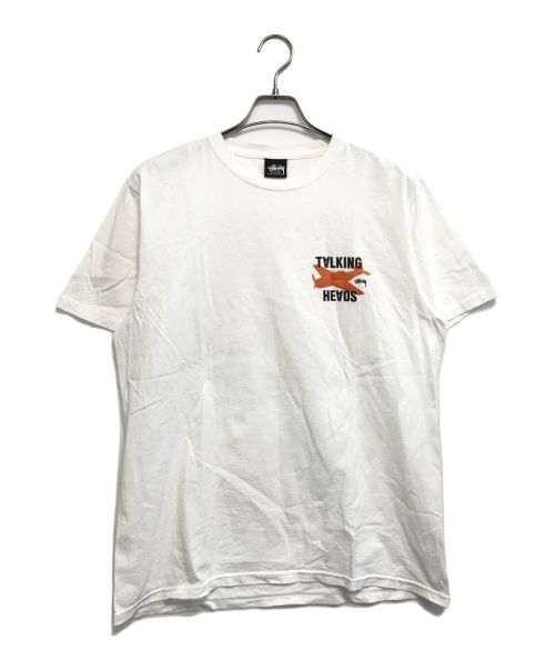 stussy（ステューシー）stussy (ステューシー) TALKING HEADS TEE ホワイト サイズ:Mの古着・服飾アイテム