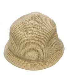 no roll（ノーロール）の古着「RAFFIA BUCKET HAT」｜ベージュ