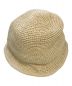 no roll (ノーロール) RAFFIA BUCKET HAT ベージュ サイズ:表記なし：16000円