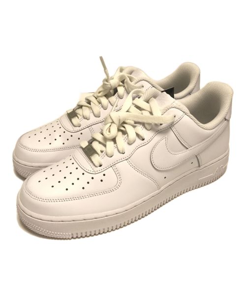 NIKE（ナイキ）NIKE (ナイキ) AIR FORCE1 LOW ホワイト サイズ:US8/UK7/EUR41/BR39.5/CM26 未使用品の古着・服飾アイテム