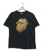 バンドTシャツバンドTシャツ）の古着「90s rolling stone(ローリングストーンズ) バンドTシャツ」｜ブラック