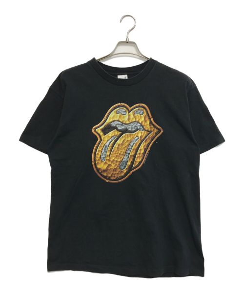 バンドTシャツ（バンドTシャツ）バンドTシャツ (バンドTシャツ) 90s rolling stone(ローリングストーンズ) バンドTシャツ ブラック サイズ:Lの古着・服飾アイテム