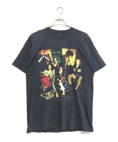 バンドTシャツ（バンドTシャツ）バンドTシャツ (バンドTシャツ) 90s AEROSMITH(エアロスミス) バンドTシャツ ブラック サイズ:Lの古着・服飾アイテム