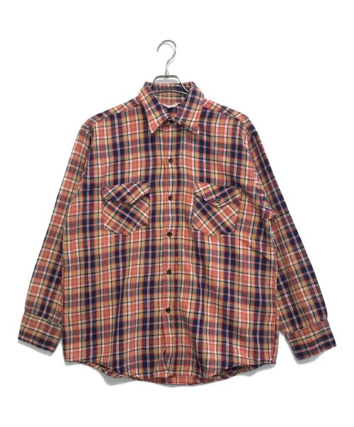 USED（ユーズド）USED (ユーズド) ネルシャツ ベージュ サイズ:16の古着・服飾アイテム