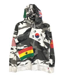 SUPREME（シュプリーム）の古着「FLAG PULLOVER」｜グレー