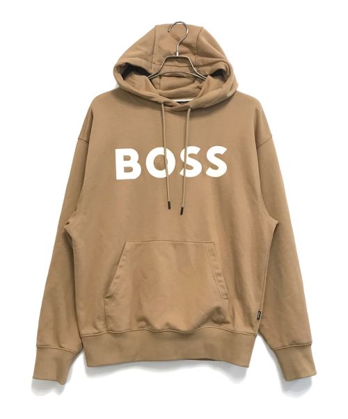 HUGO BOSS（ヒューゴ ボス）HUGO BOSS (ヒューゴ ボス) ロゴパーカー ブラウン サイズ:Mの古着・服飾アイテム