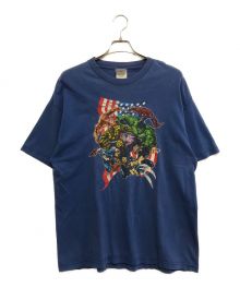 ALSTYLE APPAREL & ACTIVEWEAR（アレスタイルアパレル＆アクティブウェア）の古着「MARVEL Avengers(アベンジャーズ)プリントTシャツ」｜ブルー