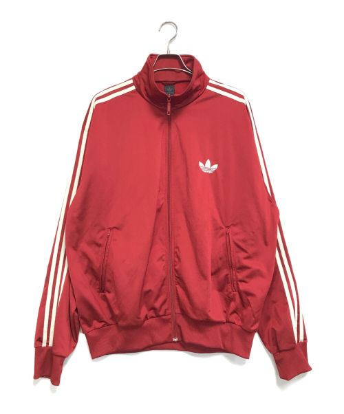 adidas（アディダス）adidas (アディダス) トラックジャケット レッド サイズ:2XLの古着・服飾アイテム