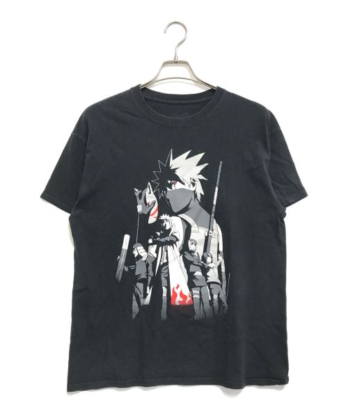 アニメーションTシャツ（アニメーションTシャツ）アニメーションTシャツ (アニメーションTシャツ) NARUTO Tシャツ ブラック サイズ:Lの古着・服飾アイテム