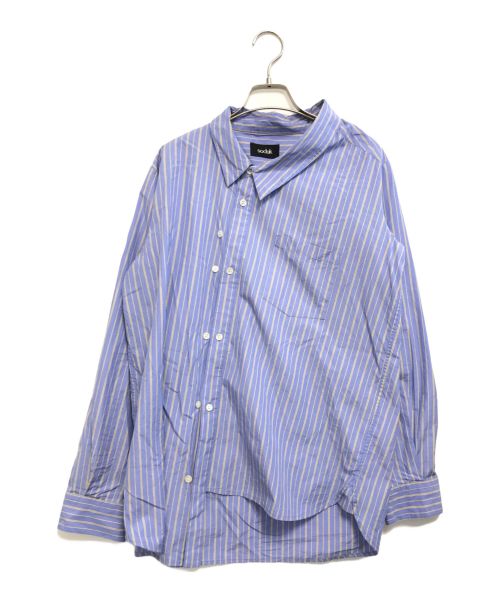 soduk（スドーク）soduk (スドーク) long collar shirt ブルー サイズ:表記なしの古着・服飾アイテム