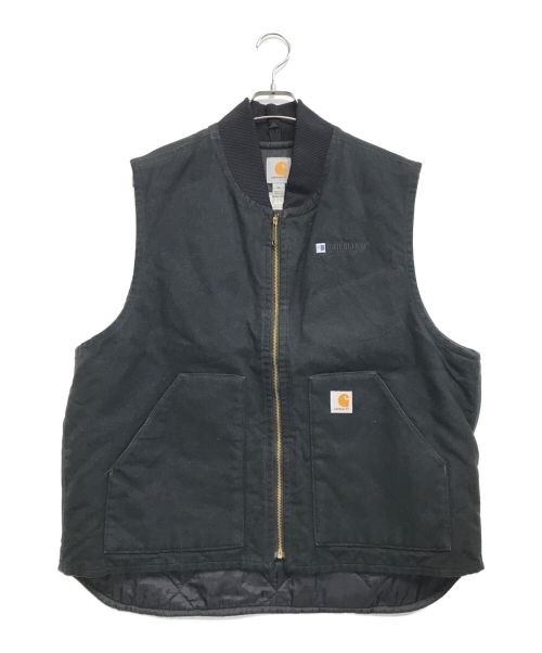 CarHartt（カーハート）CarHartt (カーハート) ダックベスト ブラック サイズ:XLの古着・服飾アイテム