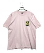 stussyステューシー）の古着「フラワーガーデンTシャツ」｜ピンク