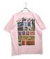 stussy (ステューシー) フラワーガーデンTシャツ ピンク サイズ:L：10000円