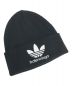 BALENCIAGA (バレンシアガ) adidas (アディダス) Logo Beanie ブラック サイズ:2 21×22cm：33000円