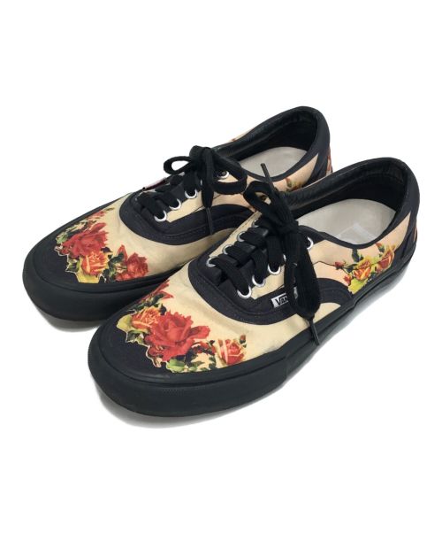 VANS（バンズ）VANS (バンズ) SUPREME (シュプリーム) スニーカー ブラック×ベージュ サイズ:USMen8.5/UK7.5/EUR41.0/CM26.0の古着・服飾アイテム