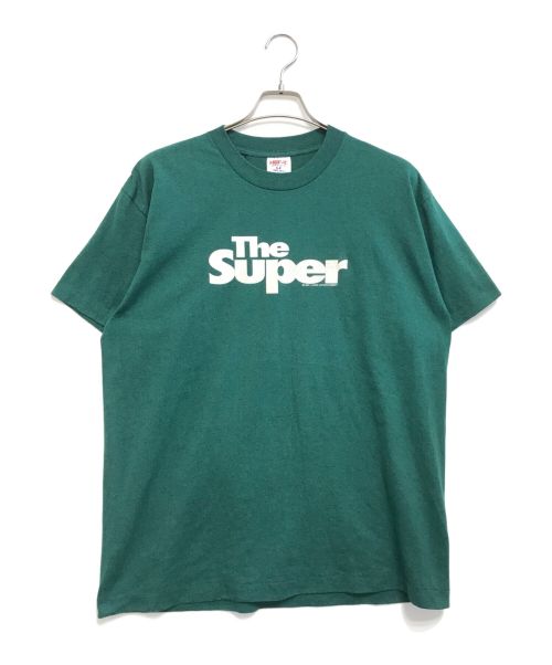 ムービーTシャツ（ムービーTシャツ）ムービーTシャツ (ムービーTシャツ) 90s The Super(ザ スーパー) ムービーTシャツ グリーン サイズ:XLの古着・服飾アイテム