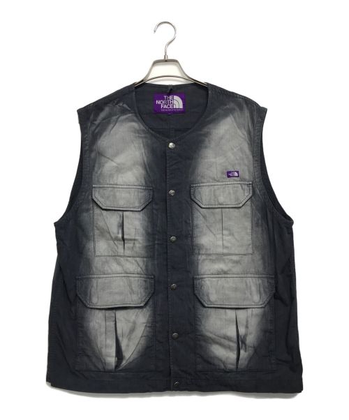 THE NORTHFACE PURPLELABEL（ザ・ノースフェイス パープルレーベル）THE NORTHFACE PURPLELABEL (ザ・ノースフェイス パープルレーベル) RIPSTOP FIELD VEST ブラック サイズ:Lの古着・服飾アイテム