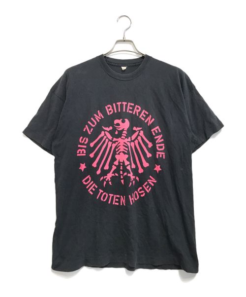 バンドTシャツ（バンドTシャツ）バンドTシャツ (バンドTシャツ) 90s  DIE TOTEN HOSEN(ディ・トーテン・ホーゼン) バンドTシャツ ブラック サイズ:表記なしの古着・服飾アイテム