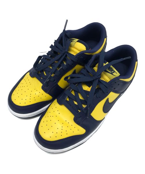 NIKE（ナイキ）NIKE (ナイキ) NIKE DUNK LOW RETRO Michigan イエロー サイズ:US8/UK7/EUR41/CM26の古着・服飾アイテム