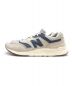 NEW BALANCE (ニューバランス) ローカットスニーカー ベージュ サイズ:26.5：6000円