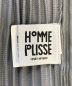 中古・古着 HOMME PLISSE ISSEY MIYAKE (オムプリッセ イッセイ ミヤケ) プリーツパンツ グレー サイズ:3 未使用品：24000円