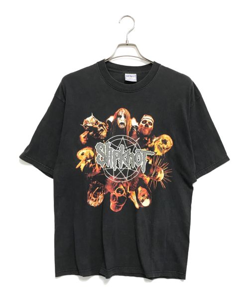 バンドTシャツ（バンドTシャツ）バンドTシャツ (バンドTシャツ) 00s slipknot(スリップノット) バンドTシャツ ブラック サイズ:L(44)の古着・服飾アイテム