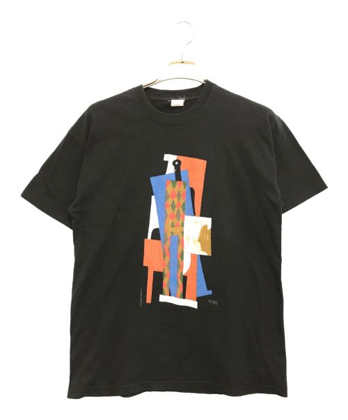 Pablo Picasso（パブロ ピカソ）Pablo Picasso (パブロ ピカソ) アートTシャツ ブラック サイズ:Ｍの古着・服飾アイテム