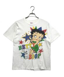 キャラクターTシャツ（キャラクターTシャツ）の古着「90s BETTY BOOP(ベティ―・ブープ) キャラクターTシャツ」｜ホワイト