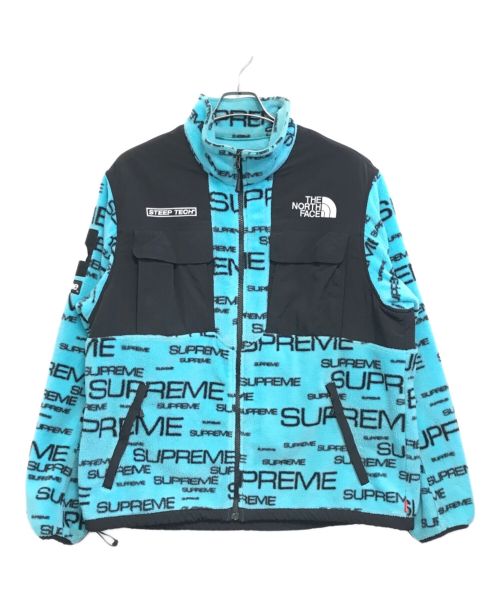 SUPREME（シュプリーム）SUPREME (シュプリーム) THE NORTH FACE (ザ ノース フェイス) Steep Tech Fleece Jacket ブルー×ブラック サイズ:Lの古着・服飾アイテム