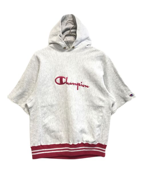 Champion（チャンピオン）Champion (チャンピオン) リバースウィーブパーカー グレー サイズ:LARGEの古着・服飾アイテム